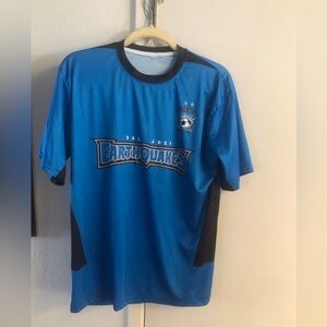 San Jose Earthquakes Blue Soccer Shirt- $15 or $13 w/offer